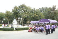 ผู้บริหารคณะศึกษาศาสตร์ มช. ร่วมพิธีทำบุญตักบาตร พระสงฆ์ 60 รูป พิธีขึ้นท้าวทั้งสี่และพิธีถวายเครื่องสักการะบวงสรวงศาลพระภูมิเจ้าที่ และ พิธีถวายพวงมาลัยดอกไม้สด แสดงความเคารพต่อ มล.ปิ่น มาลากุล เนื่องในโอกาสครบรอบ 60 ปี แห่งการสถาปนามหาวิทยาลัยเชียงใหม่ 