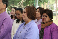 ผู้บริหารคณะศึกษาศาสตร์ มช. ร่วมพิธีทำบุญตักบาตร พระสงฆ์ 60 รูป พิธีขึ้นท้าวทั้งสี่และพิธีถวายเครื่องสักการะบวงสรวงศาลพระภูมิเจ้าที่ และ พิธีถวายพวงมาลัยดอกไม้สด แสดงความเคารพต่อ มล.ปิ่น มาลากุล เนื่องในโอกาสครบรอบ 60 ปี แห่งการสถาปนามหาวิทยาลัยเชียงใหม่ 