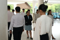 ดุษฎีบัณฑิต มหาบัณฑิต และบัณฑิตคณะศึกษาศาสตร์ มช. ร่วมซ้อมรับพิธีพระราชทานปริญญาบัตร ครั้งที่ 58