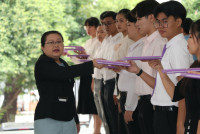 ดุษฎีบัณฑิต มหาบัณฑิต และบัณฑิตคณะศึกษาศาสตร์ มช. ร่วมซ้อมรับพิธีพระราชทานปริญญาบัตร ครั้งที่ 58