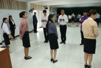 ดุษฎีบัณฑิต มหาบัณฑิต และบัณฑิตคณะศึกษาศาสตร์ มช. ร่วมซ้อมรับพิธีพระราชทานปริญญาบัตร ครั้งที่ 58