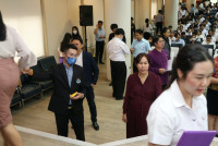 ดุษฎีบัณฑิต มหาบัณฑิต และบัณฑิตคณะศึกษาศาสตร์ มช. ร่วมซ้อมรับพิธีพระราชทานปริญญาบัตร ครั้งที่ 58