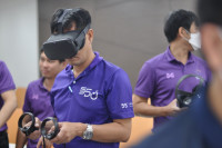 คณาจารย์คณะศึกษาศาสตร์ และคณาจารย์โรงเรียนสาธิตฯ เข้าร่วมศึกษาดูงาน Virtual Reality Classroom คณะบริหารธุรกิจ