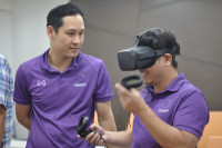 คณาจารย์คณะศึกษาศาสตร์ และคณาจารย์โรงเรียนสาธิตฯ เข้าร่วมศึกษาดูงาน Virtual Reality Classroom คณะบริหารธุรกิจ
