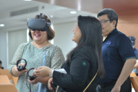 คณาจารย์คณะศึกษาศาสตร์ และคณาจารย์โรงเรียนสาธิตฯ เข้าร่วมศึกษาดูงาน Virtual Reality Classroom คณะบริหารธุรกิจ