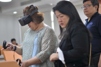 คณาจารย์คณะศึกษาศาสตร์ และคณาจารย์โรงเรียนสาธิตฯ เข้าร่วมศึกษาดูงาน Virtual Reality Classroom คณะบริหารธุรกิจ