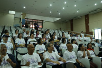 ผู้บริหารคณะศึกษาศาสตร์ ให้การต้อนรับนักศึกษารหัส 19 ในโอกาสเข้ามอบทุนการศึกษาและจัดกิจกรรม {อุ่นไอฮัก ถักทอใจ๋ สานสายใย ED192}