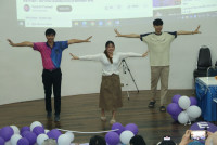 ผู้บริหารคณะศึกษาศาสตร์ ให้การต้อนรับนักศึกษารหัส 19 ในโอกาสเข้ามอบทุนการศึกษาและจัดกิจกรรม {อุ่นไอฮัก ถักทอใจ๋ สานสายใย ED192}