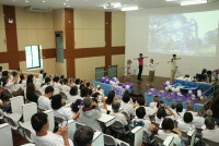 ผู้บริหารคณะศึกษาศาสตร์ ให้การต้อนรับนักศึกษารหัส 19 ในโอกาสเข้ามอบทุนการศึกษาและจัดกิจกรรม {อุ่นไอฮัก ถักทอใจ๋ สานสายใย ED192}