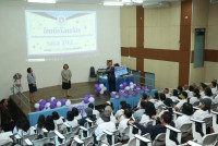 ผู้บริหารคณะศึกษาศาสตร์ ให้การต้อนรับนักศึกษารหัส 19 ในโอกาสเข้ามอบทุนการศึกษาและจัดกิจกรรม {อุ่นไอฮัก ถักทอใจ๋ สานสายใย ED192}