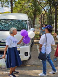 ผู้บริหารคณะศึกษาศาสตร์ ให้การต้อนรับนักศึกษารหัส 19 ในโอกาสเข้ามอบทุนการศึกษาและจัดกิจกรรม {อุ่นไอฮัก ถักทอใจ๋ สานสายใย ED192}