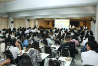 นักศึกษาชั้นปีที่ 4 ปีการศึกษา 2566 รหัส 63 ร่วมการสัมมนาและนำเสนอนวัตกรรมกระบวนวิชา 100491 ภาคการศึกษาที่ 2/2566