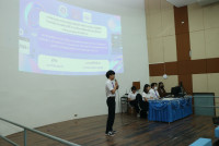 นักศึกษาชั้นปีที่ 4 ปีการศึกษา 2566 รหัส 63 ร่วมการสัมมนาและนำเสนอนวัตกรรมกระบวนวิชา 100491 ภาคการศึกษาที่ 2/2566