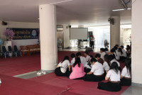 นักศึกษาชั้นปีที่ 4 รหัส 63 ร่วมงาน { ส่งลูกกลับบ้าน นำปณิธานฯ ที่เป็นจริง } ปีการศึกษา 2566