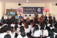 นักศึกษาชั้นปีที่ 4 รหัส 63 ร่วมงาน { ส่งลูกกลับบ้าน นำปณิธานฯ ที่เป็นจริง } ปีการศึกษา 2566