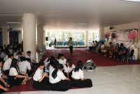นักศึกษาชั้นปีที่ 4 รหัส 63 ร่วมงาน { ส่งลูกกลับบ้าน นำปณิธานฯ ที่เป็นจริง } ปีการศึกษา 2566