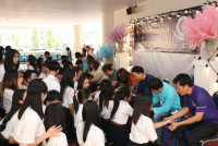 นักศึกษาชั้นปีที่ 4 รหัส 63 ร่วมงาน { ส่งลูกกลับบ้าน นำปณิธานฯ ที่เป็นจริง } ปีการศึกษา 2566