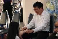 นักศึกษาชั้นปีที่ 4 รหัส 63 ร่วมงาน { ส่งลูกกลับบ้าน นำปณิธานฯ ที่เป็นจริง } ปีการศึกษา 2566