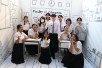 นักศึกษาชั้นปีที่ 4 รหัส 63 ร่วมงาน { ส่งลูกกลับบ้าน นำปณิธานฯ ที่เป็นจริง } ปีการศึกษา 2566