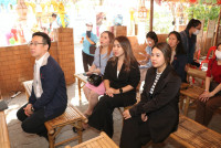 อาจารย์ประจำสาขาวิชาการบริหารการศึกษา ให้การต้อนรับ สกสว. เข้าเยี่ยมชมโครงการฯ ที่ได้รับทุนจากกองทุน ววน. ณ ซุ้มโคมมงคล วัดดอนจั่น