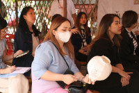 อาจารย์ประจำสาขาวิชาการบริหารการศึกษา ให้การต้อนรับ สกสว. เข้าเยี่ยมชมโครงการฯ ที่ได้รับทุนจากกองทุน ววน. ณ ซุ้มโคมมงคล วัดดอนจั่น