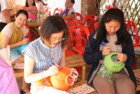 อาจารย์ประจำสาขาวิชาการบริหารการศึกษา ให้การต้อนรับ สกสว. เข้าเยี่ยมชมโครงการฯ ที่ได้รับทุนจากกองทุน ววน. ณ ซุ้มโคมมงคล วัดดอนจั่น