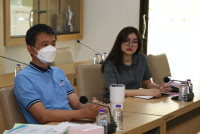 เลขานุการคณะศึกษาศาสตร์ ให้การต้อนรับเลขานุการและเจ้าหน้าที่วิทยาลัยศิลปะ สื่อ และเทคโนโลยี เข้าแลกเปลี่ยนเรียนรู้ด้านการขอกำหนดตำแหน่งที่สูงขึ้นของบุคลากรสายปฏิบัติการ
