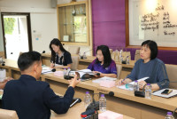 เลขานุการคณะศึกษาศาสตร์ ให้การต้อนรับเลขานุการและเจ้าหน้าที่วิทยาลัยศิลปะ สื่อ และเทคโนโลยี เข้าแลกเปลี่ยนเรียนรู้ด้านการขอกำหนดตำแหน่งที่สูงขึ้นของบุคลากรสายปฏิบัติการ