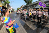 คณะศึกษาศาสตร์ มช. ร่วมขบวนแห่พระพุทธสิหิงค์ ในงานประเพณีสงกรานต์เชียงใหม่ ประจำปี 2567