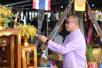 ผู้บริหารและเจ้าหน้าที่คณะศึกษาศาสตร์ มช. ร่วมพิธีทำบุญเมืองและสืบชะตาเมืองเชียงใหม่ ประจำปี 2567 ณ หน่วยพิธีประตูสวนดอก