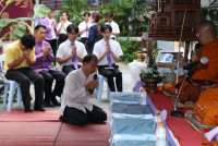 สาขาอุตสาหกรรมศึกษา จัดพิธีทำบุญและสืบสานประเพณีการหล่อเทียนพรรษา ประจำปีการศึกษา 2567