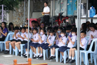 สาขาอุตสาหกรรมศึกษา จัดพิธีทำบุญและสืบสานประเพณีการหล่อเทียนพรรษา ประจำปีการศึกษา 2567