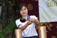 สาขาอุตสาหกรรมศึกษา จัดพิธีทำบุญและสืบสานประเพณีการหล่อเทียนพรรษา ประจำปีการศึกษา 2567