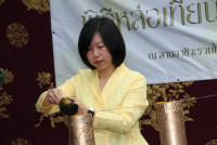 สาขาอุตสาหกรรมศึกษา จัดพิธีทำบุญและสืบสานประเพณีการหล่อเทียนพรรษา ประจำปีการศึกษา 2567