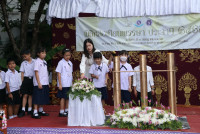 สาขาอุตสาหกรรมศึกษา จัดพิธีทำบุญและสืบสานประเพณีการหล่อเทียนพรรษา ประจำปีการศึกษา 2567