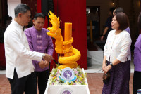 ผู้บริหารคณะศึกษาศาสตร์ มช. ร่วมพิธีหล่อเทียนและสมโภชเทียนพรรษา มหาวิทยาลัยเชียงใหม่ ประจำปี 2567