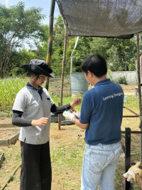 สาขาวิชาประถมศึกษา จัดกิจกรรมสานสัมพันธ์น้อง-พี่ สร้างคนดีสู่สังคม ผ่านโครงการจิตอาสาพัฒนาโรงเรียนบ้านกอสะเลียม สร้างวิถีพอเพียงโรงเรียนขนาดเล็ก
