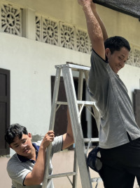 สาขาวิชาประถมศึกษา จัดกิจกรรมสานสัมพันธ์น้อง-พี่ สร้างคนดีสู่สังคม ผ่านโครงการจิตอาสาพัฒนาโรงเรียนบ้านกอสะเลียม สร้างวิถีพอเพียงโรงเรียนขนาดเล็ก
