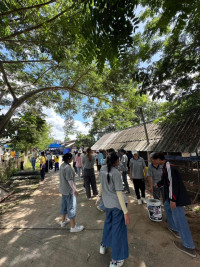 สาขาวิชาประถมศึกษา จัดกิจกรรมสานสัมพันธ์น้อง-พี่ สร้างคนดีสู่สังคม ผ่านโครงการจิตอาสาพัฒนาโรงเรียนบ้านกอสะเลียม สร้างวิถีพอเพียงโรงเรียนขนาดเล็ก