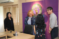ผู้บริหารคณะศึกษาศาสตร์ มช. ให้การต้อนรับ Dr.Lan Anh Nguyen Luu จาก Institute of Intercultural Psychology and Education, Faculty of Education and Psychology, Eötvös Loránd University (ELTE) ประเทศฮังการี