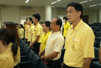 คณะศึกษาศาสตร์ มช. จัดพิธีถวายพระพรชัยมงคลพระบาทสมเด็จพระเจ้าอยู่หัว เนื่องในโอกาสพระราชพิธีมหามงคลเฉลิมพระชนมพรรษา 6 รอบ 28 กรกฎาคม 2567 และ พิธีถวายสัตย์ปฏิญาณเพื่อเป็นข้าราชการที่ดีและพลังของแผ่นดิน