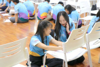 คณาจารย์และบุคลากร อบรมในหัวข้อ Discovering Positive Education