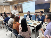 หน่วยบริหารงานวิจัยขอแสดงความยินดี และขอขอบคุณผู้ช่วยศาสตราจารย์ ดร. สุบัน พรเวียง และคณะผู้วิจัย ในโอกาสมอบเงินสมทบคณะศึกษาศาสตร์ 