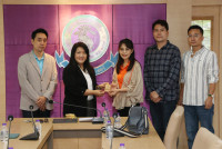 ผู้บริหารคณะศึกษาศาสตร์ มช. ให้การต้อนรับตัวแทนจาก Xi’an Jinqiao Study Abroad Service Co., Ltd. 