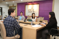 ผู้บริหารคณะศึกษาศาสตร์ มช. ให้การต้อนรับตัวแทนจาก Xi’an Jinqiao Study Abroad Service Co., Ltd. 