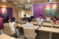 ผู้บริหารคณะศึกษาศาสตร์ มช. ให้การต้อนรับตัวแทนจาก Xi’an Jinqiao Study Abroad Service Co., Ltd. 