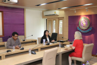 ผู้บริหารคณะศึกษาศาสตร์ มช. ให้การต้อนรับ Dr. Orsolya Tünde Endrődy-Nagy อาจารย์จาก Faculty of Education and Psychology, Eötvös Loránd University (ELTE) ประเทศฮังการี 