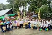 ผู้บริหาร นักศึกษา เจ้าหน้าที่คณะศึกษาศาสตร์ ครูและนักเรียน รร.สาธิตฯ มช. ร่วมพิธีทอดถวายผ้ากฐินมหาวิทยาลัยเชียงใหม่ ประจำปี 2567
