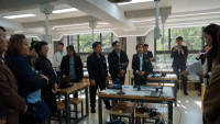 คณะผู้บริหาร คณาจารย์ อาจารย์สาธิตฯ คณะศึกษาศาสตร์ มช. เข้าเยี่ยมชมการเรียนการสอนที่โรงเรียนมัธยมหมายเลข 2 ฉวี่หยาง นครเซี่ยงไฮ้