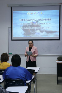 หน่วยบริการวิชาการ จัดกิจกรรมการอบรมหลักสูตร International Lifesaving